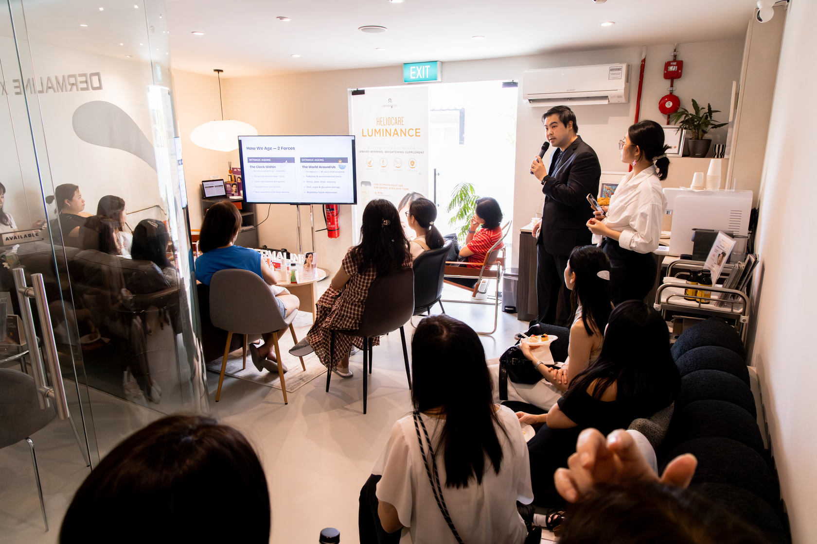 Patient education event at Reborn Skin Clinic