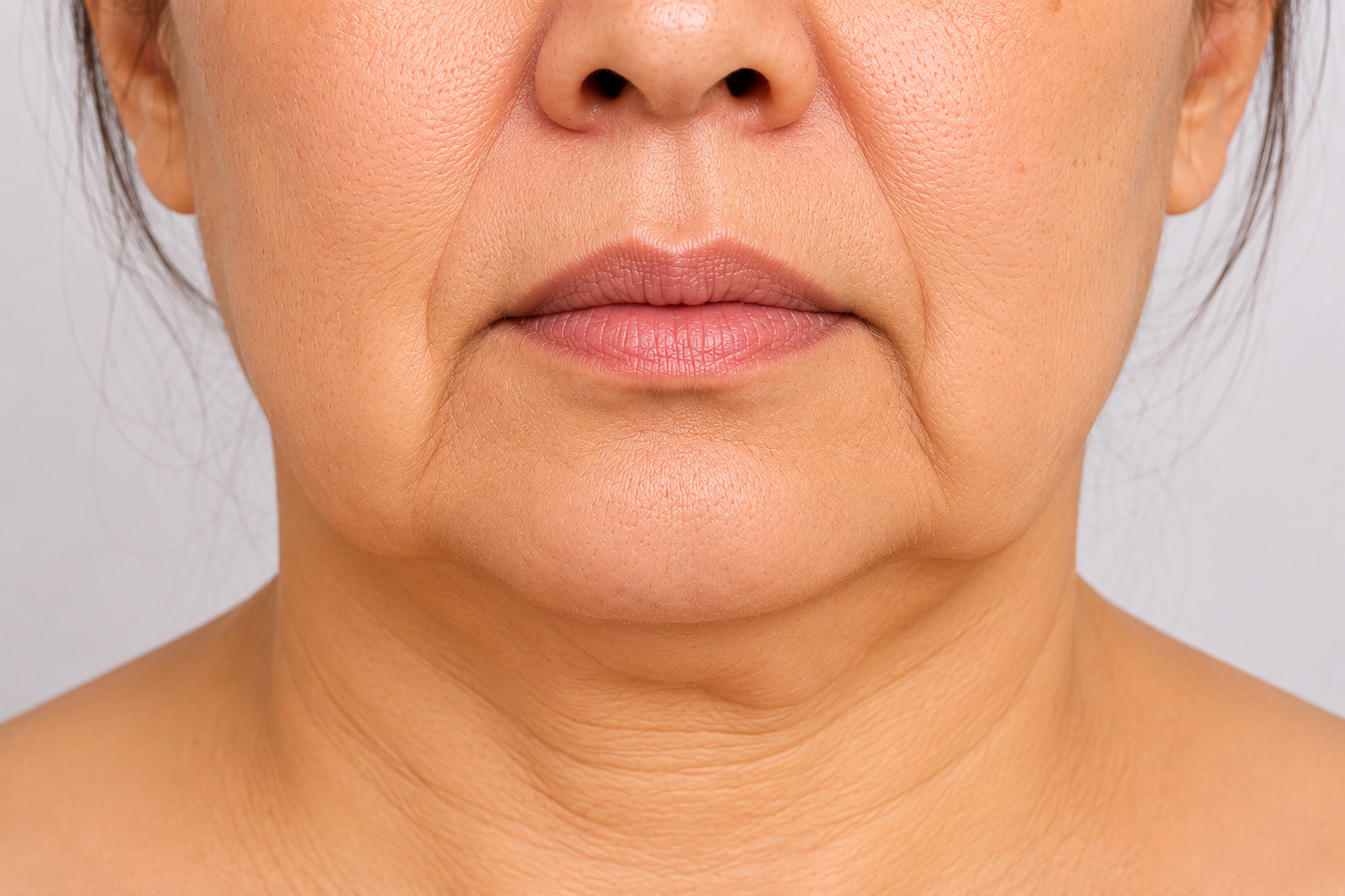 Sagging jawline & jowls