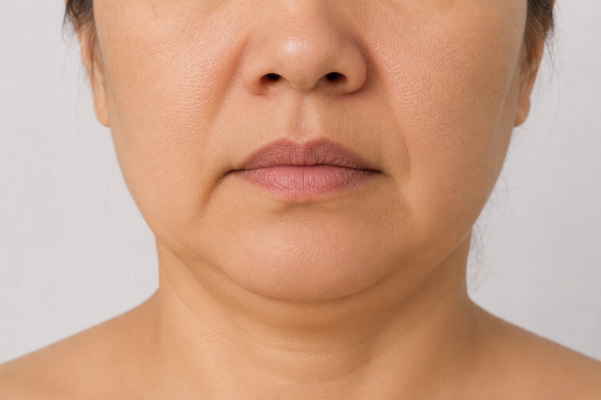Submental area (double chin)